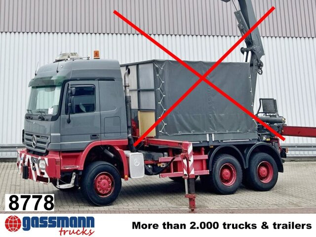 Mercedes-Benz Actros 3346 AK 6x6 - شاحنة بهيكل معدني للمقصورة: صورة 1 Mercedes-Benz Actros 3346 AK 6x6 - شاحنة بهيكل معدني للمقصورة: صورة 1