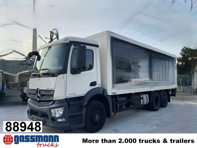 Mercedes-Benz Antos 2535 L 6x2, Lenk-/Liftachse, LBW BÄR - شاحنة صندوقية: صورة 1 Mercedes-Benz Antos 2535 L 6x2, Lenk-/Liftachse, LBW BÄR - شاحنة صندوقية: صورة 1