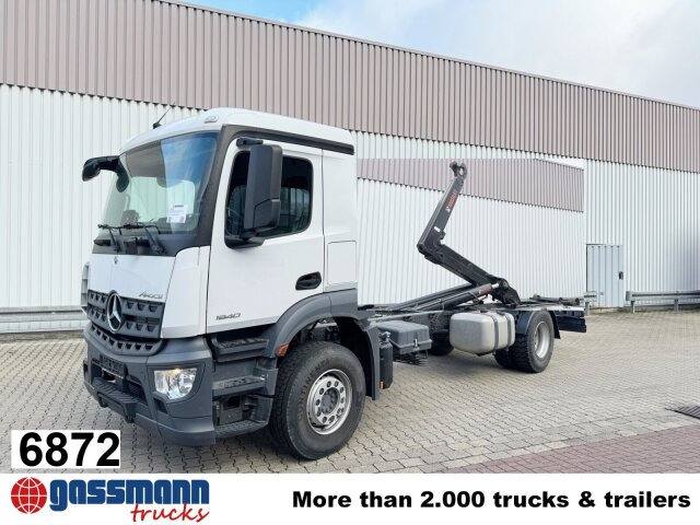 Mercedes-Benz Arocs 1840 L 4x2/48, MultimediaCockpit, Navi - شاحنة برافعة خطافية: صورة 1 Mercedes-Benz Arocs 1840 L 4x2/48, MultimediaCockpit, Navi - شاحنة برافعة خطافية: صورة 1