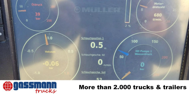 Mercedes-Benz Arocs 1843 L 4x2, Müller Canalmaster ca. 8m³, - سياره كنس شوارع: صورة 2 Mercedes-Benz Arocs 1843 L 4x2, Müller Canalmaster ca. 8m³, - سياره كنس شوارع: صورة 2