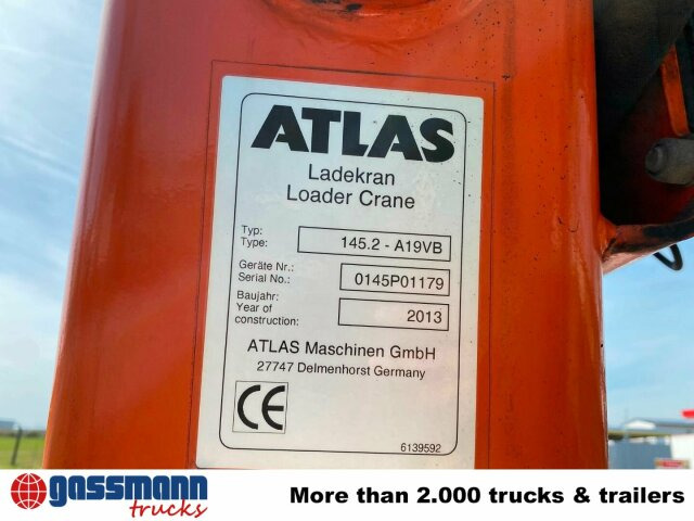 Mercedes-Benz Arocs 2545 L/6x2/4, Atlas Kran, 145.2-A19 VB, - شاحنات مسطحة, شاحنة كرين: صورة 2 Mercedes-Benz Arocs 2545 L/6x2/4, Atlas Kran, 145.2-A19 VB, - شاحنات مسطحة, شاحنة كرين: صورة 2