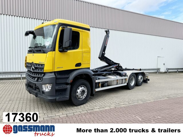 Mercedes-Benz Arocs 2642 L 6x2/42, Liftachse, Hiab 21S56 bis - شاحنة برافعة خطافية: صورة 1 Mercedes-Benz Arocs 2642 L 6x2/42, Liftachse, Hiab 21S56 bis - شاحنة برافعة خطافية: صورة 1