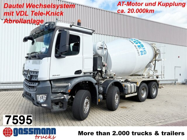 Mercedes-Benz Arocs 3240 8x4, 9 cbm Liebherr HTM 904 F - شاحنة خلاطة خرسانة: صورة 1 Mercedes-Benz Arocs 3240 8x4, 9 cbm Liebherr HTM 904 F - شاحنة خلاطة خرسانة: صورة 1