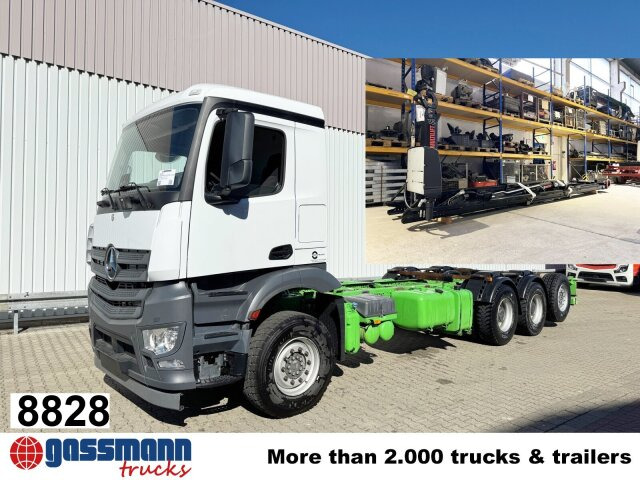 Mercedes-Benz Arocs 3242/48 LK 8x4/4, Lenk-/Liftachse - شاحنة برافعة خطافية: صورة 1 Mercedes-Benz Arocs 3242/48 LK 8x4/4, Lenk-/Liftachse - شاحنة برافعة خطافية: صورة 1