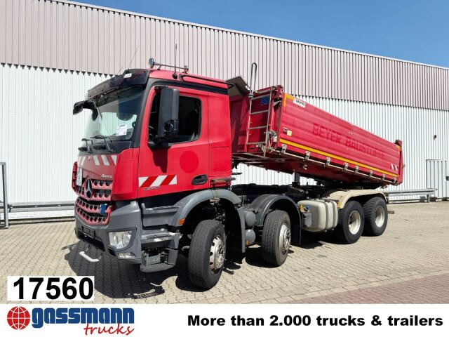 Mercedes-Benz Arocs 3243 K 8x4/4, Alu-Bordwände - شاحنة قلاب: صورة 1 Mercedes-Benz Arocs 3243 K 8x4/4, Alu-Bordwände - شاحنة قلاب: صورة 1