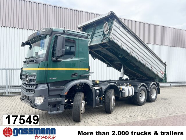 Mercedes-Benz Arocs 3243 K 8x4, Ressenig Thermo Alukipper 3-S - شاحنة قلاب: صورة 1 Mercedes-Benz Arocs 3243 K 8x4, Ressenig Thermo Alukipper 3-S - شاحنة قلاب: صورة 1