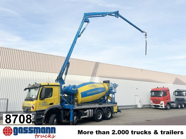 Mercedes-Benz Arocs 3246 B 8x4 Stetter Mischer 7m³, Pumpe 25m - مضخة خرسانة: صورة 1 Mercedes-Benz Arocs 3246 B 8x4 Stetter Mischer 7m³, Pumpe 25m - مضخة خرسانة: صورة 1