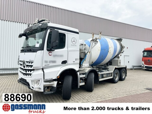 Mercedes-Benz Arocs 3251 8x4/4, Betonmischer Liebherr ca. 9m³ - شاحنة خلاطة خرسانة: صورة 1 Mercedes-Benz Arocs 3251 8x4/4, Betonmischer Liebherr ca. 9m³ - شاحنة خلاطة خرسانة: صورة 1