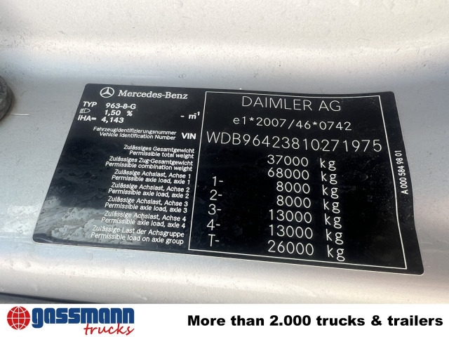 Mercedes-Benz Arocs 3251 LK 8x4/4, Retarder, Stahlmulde ca. - شاحنة قلاب التعدين: صورة 3 Mercedes-Benz Arocs 3251 LK 8x4/4, Retarder, Stahlmulde ca. - شاحنة قلاب التعدين: صورة 3