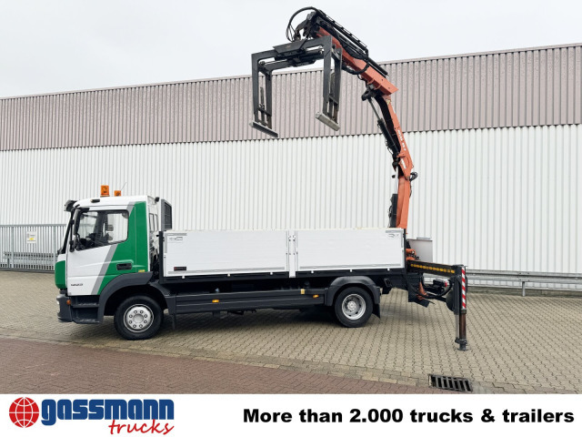 Mercedes-Benz Atego 1223 L 4x2 mit Heckkran Atlas 88.3-A2L, - شاحنات مسطحة, شاحنة كرين: صورة 2 Mercedes-Benz Atego 1223 L 4x2 mit Heckkran Atlas 88.3-A2L, - شاحنات مسطحة, شاحنة كرين: صورة 2