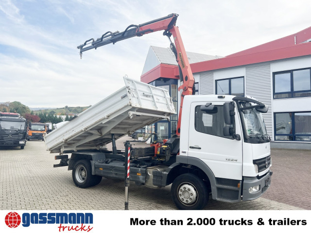 شاحنة قلاب, شاحنة كرين Mercedes-Benz Atego 1224 KK 4x2, 2x AHK, Kran Palfinger PK8501: صورة 9