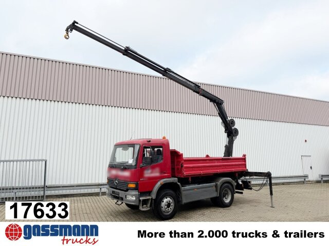 Mercedes-Benz Atego 1523 AK 4x4, Heckkran Hiab 085-3, - شاحنة قلاب, شاحنة كرين: صورة 1 Mercedes-Benz Atego 1523 AK 4x4, Heckkran Hiab 085-3, - شاحنة قلاب, شاحنة كرين: صورة 1