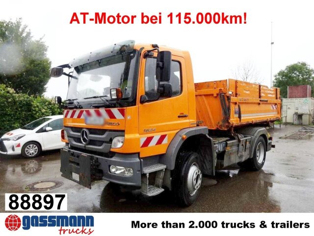 Mercedes-Benz Atego 1624 AK 4x4, AT-Motor, - شاحنة قلاب, شاحنة كرين: صورة 1 Mercedes-Benz Atego 1624 AK 4x4, AT-Motor, - شاحنة قلاب, شاحنة كرين: صورة 1