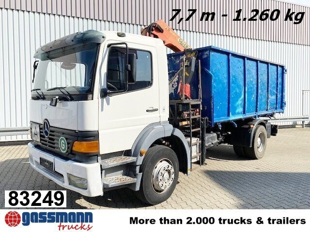 Mercedes-Benz Atego 1823 4x2 mit Kran Palfinger PK10500, - شاحنة قلاب, شاحنة كرين: صورة 1 Mercedes-Benz Atego 1823 4x2 mit Kran Palfinger PK10500, - شاحنة قلاب, شاحنة كرين: صورة 1