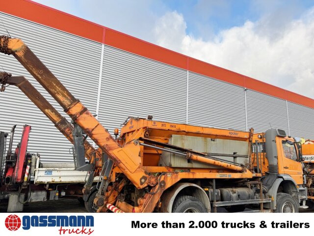 Mercedes-Benz Atego 1828 4x4, Tele-Absetzer, - شاحنة لودر انزلاقي: صورة 5 Mercedes-Benz Atego 1828 4x4, Tele-Absetzer, - شاحنة لودر انزلاقي: صورة 5