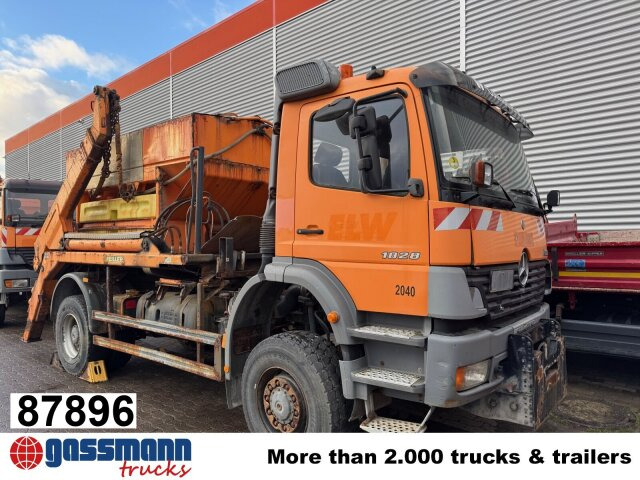 Mercedes-Benz Atego 1828 4x4, Tele-Absetzer, - شاحنة لودر انزلاقي: صورة 1 Mercedes-Benz Atego 1828 4x4, Tele-Absetzer, - شاحنة لودر انزلاقي: صورة 1