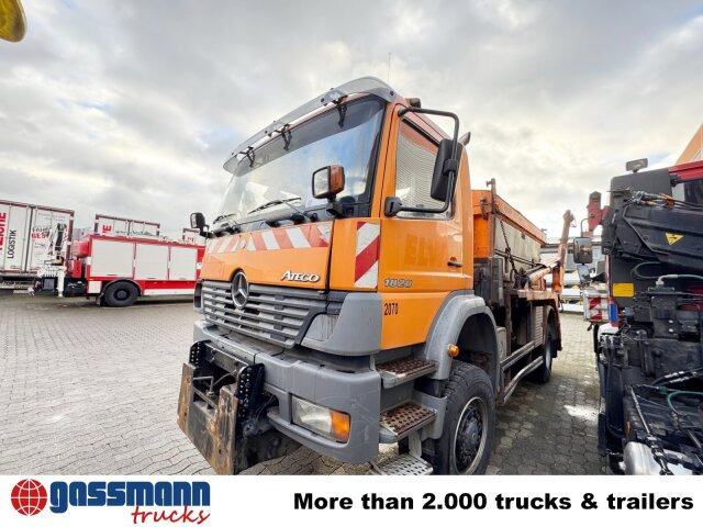 Mercedes-Benz Atego 1828 4x4, Tele-Absetzer, - شاحنة لودر انزلاقي: صورة 3 Mercedes-Benz Atego 1828 4x4, Tele-Absetzer, - شاحنة لودر انزلاقي: صورة 3