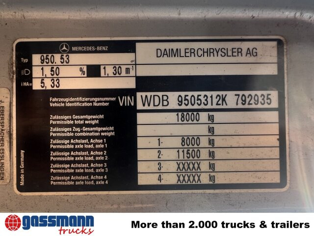 Mercedes-Benz Atego 1828 L 4x2, Rechtslenker, - شاحنة بهيكل معدني للمقصورة: صورة 4 Mercedes-Benz Atego 1828 L 4x2, Rechtslenker, - شاحنة بهيكل معدني للمقصورة: صورة 4