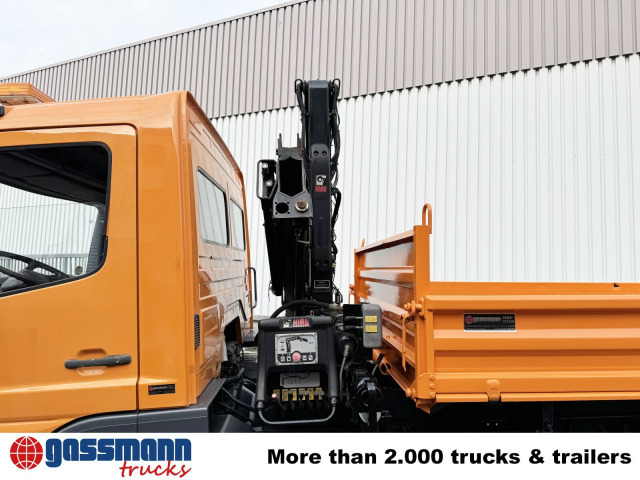 Mercedes-Benz Atego 815 K 4x2 mit Kran Hiab 055 B-1 CL - شاحنة قلاب, شاحنة كرين: صورة 2 Mercedes-Benz Atego 815 K 4x2 mit Kran Hiab 055 B-1 CL - شاحنة قلاب, شاحنة كرين: صورة 2