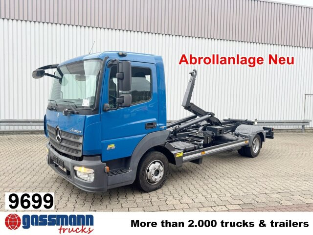 Mercedes-Benz Atego 816 4x2, City-Abroller - شاحنة برافعة خطافية: صورة 1 Mercedes-Benz Atego 816 4x2, City-Abroller - شاحنة برافعة خطافية: صورة 1
