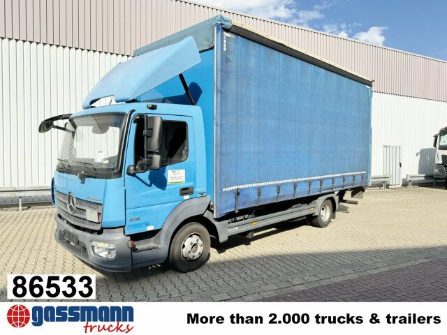 Mercedes-Benz Atego 816 L 4x2, Dautel LBW - شاحنات مسطحة: صورة 1 Mercedes-Benz Atego 816 L 4x2, Dautel LBW - شاحنات مسطحة: صورة 1