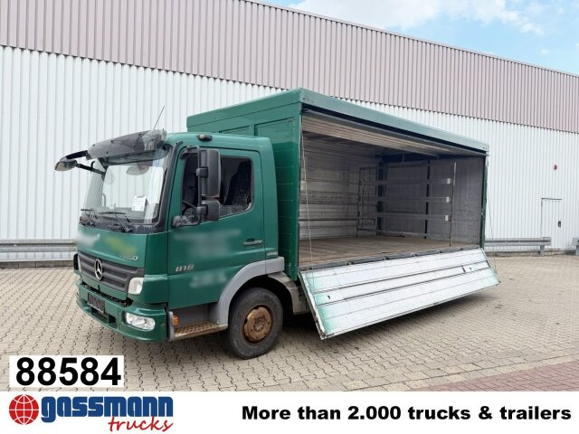 Mercedes-Benz Atego 818 L 4x2, Getränkekoffer, 2x AHK - شاحنة صندوقية: صورة 1 Mercedes-Benz Atego 818 L 4x2, Getränkekoffer, 2x AHK - شاحنة صندوقية: صورة 1