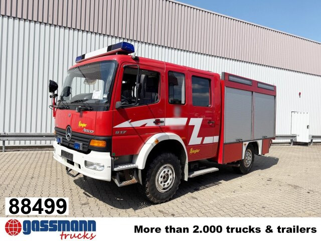 Mercedes-Benz Atego 917 4x4, LF 10, Einzelbereifung, AT-Motor - شاحنة حريق: صورة 1 Mercedes-Benz Atego 917 4x4, LF 10, Einzelbereifung, AT-Motor - شاحنة حريق: صورة 1