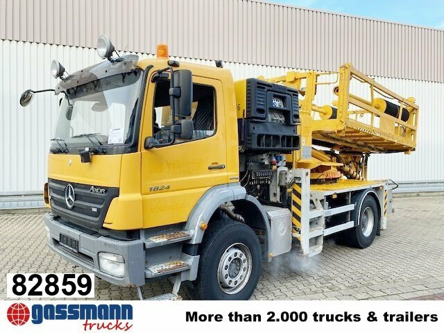 Mercedes-Benz Axor 1824 K 4x2, AMV Hubsteiger + Kompressor, - منصة محمولة مثبتة على الشاحنة: صورة 1 Mercedes-Benz Axor 1824 K 4x2, AMV Hubsteiger + Kompressor, - منصة محمولة مثبتة على الشاحنة: صورة 1