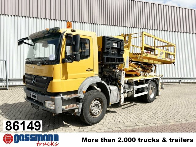 Mercedes-Benz Axor 1824 K 4x2, AMV Hubsteiger + Kompressor, - منصة محمولة مثبتة على الشاحنة: صورة 1 Mercedes-Benz Axor 1824 K 4x2, AMV Hubsteiger + Kompressor, - منصة محمولة مثبتة على الشاحنة: صورة 1