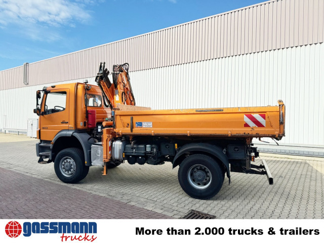 Mercedes-Benz Axor 1833 AK 4x4, Winterdienstausstattung, Kran - شاحنة قلاب, شاحنة كرين: صورة 2 Mercedes-Benz Axor 1833 AK 4x4, Winterdienstausstattung, Kran - شاحنة قلاب, شاحنة كرين: صورة 2