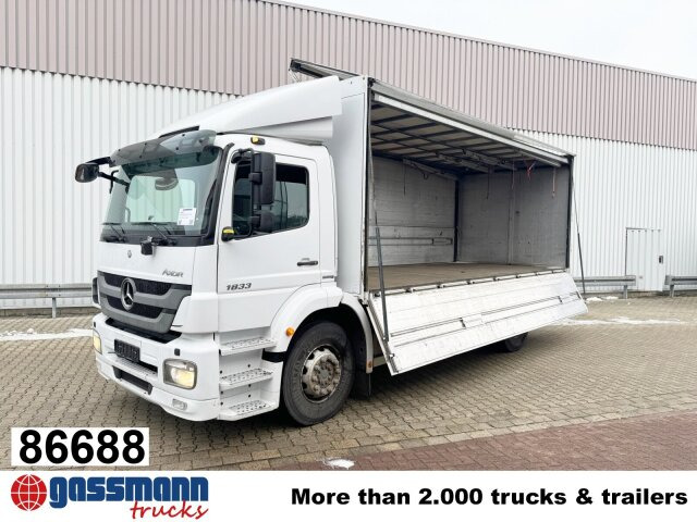 Mercedes-Benz Axor 1833 L 4x2, Getränkekoffer - شاحنة صندوقية: صورة 1 Mercedes-Benz Axor 1833 L 4x2, Getränkekoffer - شاحنة صندوقية: صورة 1