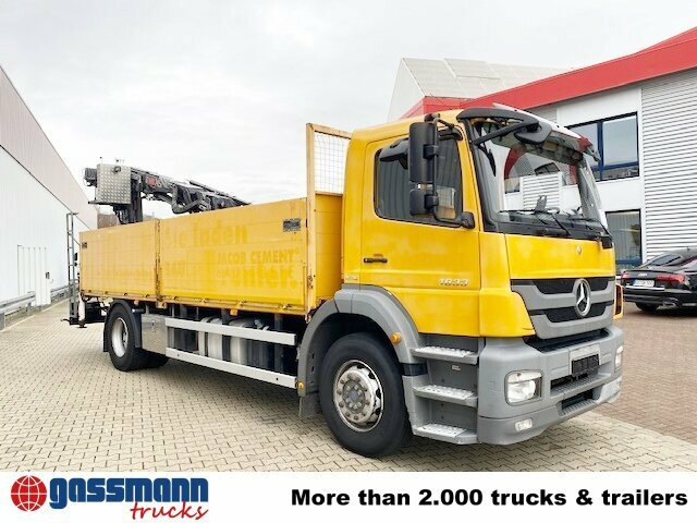 شاحنات مسطحة, شاحنة كرين Mercedes-Benz Axor 1833 L 4x2 mit Heckkran Hiab XS 133 K-2: صورة 9