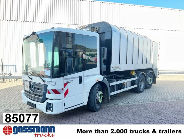 Mercedes-Benz Econic 2635 LL 6x2/4 NLA, Lenkachse, FAUN - شاحنة قمامة: صورة 1 Mercedes-Benz Econic 2635 LL 6x2/4 NLA, Lenkachse, FAUN - شاحنة قمامة: صورة 1