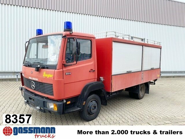 Mercedes-Benz LK 814 F 4x2, Ziegler RW1, 6-Zylinder Motor - شاحنة صندوقية: صورة 1 Mercedes-Benz LK 814 F 4x2, Ziegler RW1, 6-Zylinder Motor - شاحنة صندوقية: صورة 1