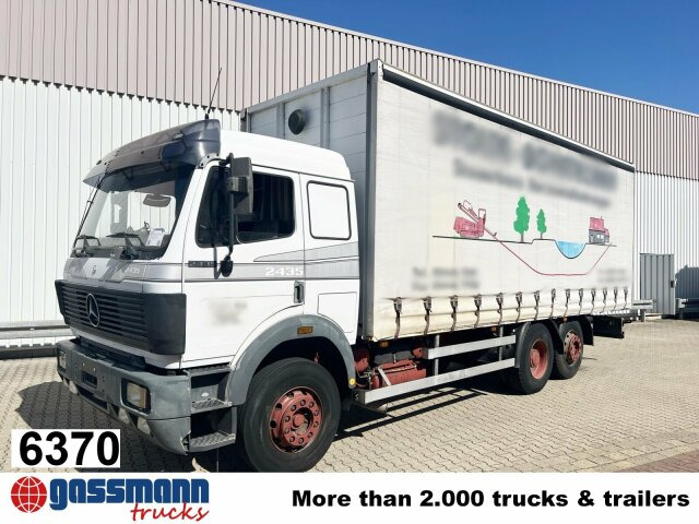 Mercedes-Benz SK 2435 L 6x2, V8 - شاحنات مسطحة: صورة 1 Mercedes-Benz SK 2435 L 6x2, V8 - شاحنات مسطحة: صورة 1