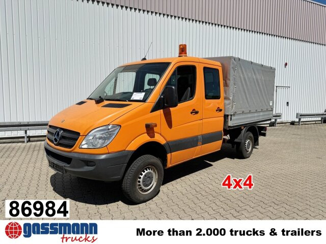 Mercedes-Benz Sprinter 313 CDI 4x4 Doka - شاحنة توصيل مفتوحة, الشاحنات الصغيرة كابينة مزدوجة: صورة 1 Mercedes-Benz Sprinter 313 CDI 4x4 Doka - شاحنة توصيل مفتوحة, الشاحنات الصغيرة كابينة مزدوجة: صورة 1