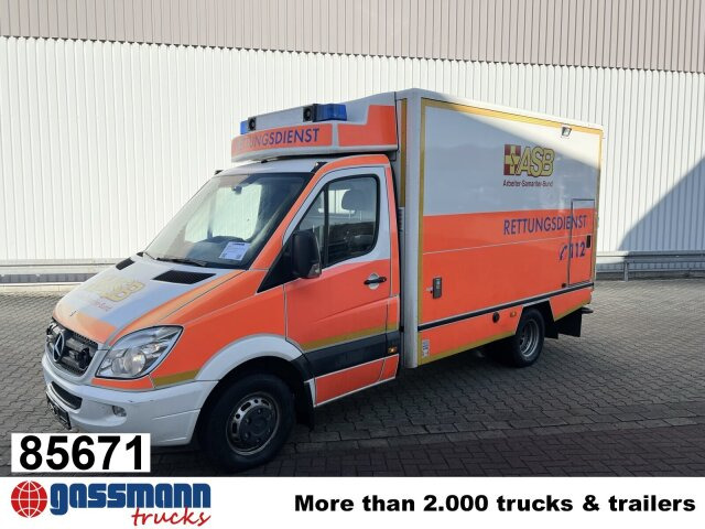 Mercedes-Benz Sprinter 516 CDI 4x2, Rettungswagen, Retarder - فان: صورة 1 Mercedes-Benz Sprinter 516 CDI 4x2, Rettungswagen, Retarder - فان: صورة 1