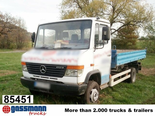Mercedes-Benz Vario 612 DK 4x2, Kipper-Meiller - قلاب صغير: صورة 1 Mercedes-Benz Vario 612 DK 4x2, Kipper-Meiller - قلاب صغير: صورة 1
