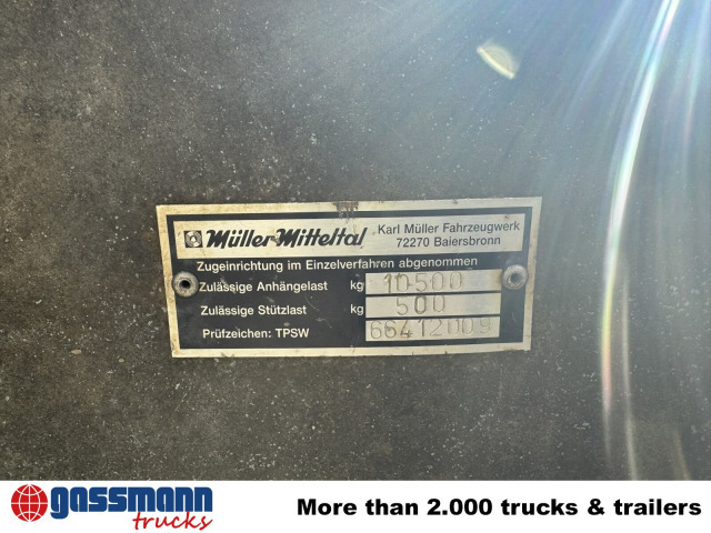 Müller-Mitteltal KA-TA-R 10.5, Rampenschacht - مقطورة قلابة: صورة 2 Müller-Mitteltal KA-TA-R 10.5, Rampenschacht - مقطورة قلابة: صورة 2