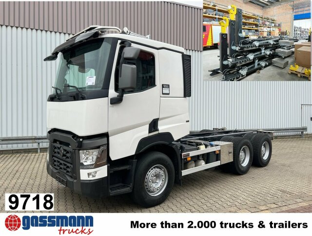 Renault C 520 6x4, Retarder, Nebenantrieb - شاحنة برافعة خطافية: صورة 1 Renault C 520 6x4, Retarder, Nebenantrieb - شاحنة برافعة خطافية: صورة 1