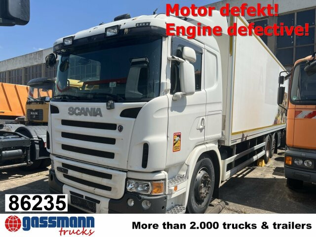 Scania G420 6x2, Liftachse, Hiab LBW, Motor defekt! - شاحنة صندوقية: صورة 1 Scania G420 6x2, Liftachse, Hiab LBW, Motor defekt! - شاحنة صندوقية: صورة 1