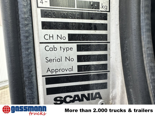 Scania P93 HK 250 6x4L, Abrollkipper - شاحنة برافعة خطافية: صورة 2 Scania P93 HK 250 6x4L, Abrollkipper - شاحنة برافعة خطافية: صورة 2