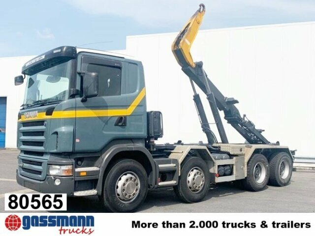 Scania R420 CB 8x4 MNZ, Retarder, Euro4 - شاحنة برافعة خطافية: صورة 1 Scania R420 CB 8x4 MNZ, Retarder, Euro4 - شاحنة برافعة خطافية: صورة 1