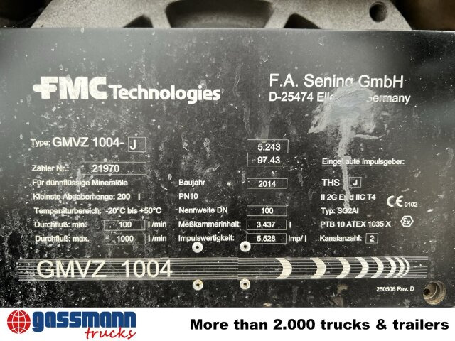 Scania R450 4x2, Retarder, ADR, Rohr Tank, ca. 14400l - شاحنة صهريج: صورة 4 Scania R450 4x2, Retarder, ADR, Rohr Tank, ca. 14400l - شاحنة صهريج: صورة 4