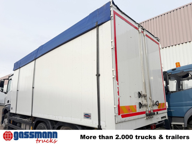 Schubbodenaufbau mit Plane ca 29m³, Funk - شاحنة صندوقية: صورة 2 Schubbodenaufbau mit Plane ca 29m³, Funk - شاحنة صندوقية: صورة 2