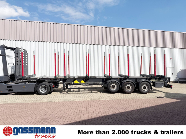 Schwarzmüller 3-Achs Holzauflieger, Liftachse, MEHRFACH - نصف مقطورة اخشاب: صورة 4 Schwarzmüller 3-Achs Holzauflieger, Liftachse, MEHRFACH - نصف مقطورة اخشاب: صورة 4