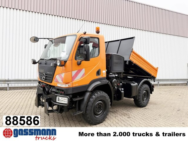 Unimog U 20 4x4, Kipper, Zapfwelle, - شاحنة توصيل مغلقة: صورة 1 Unimog U 20 4x4, Kipper, Zapfwelle, - شاحنة توصيل مغلقة: صورة 1