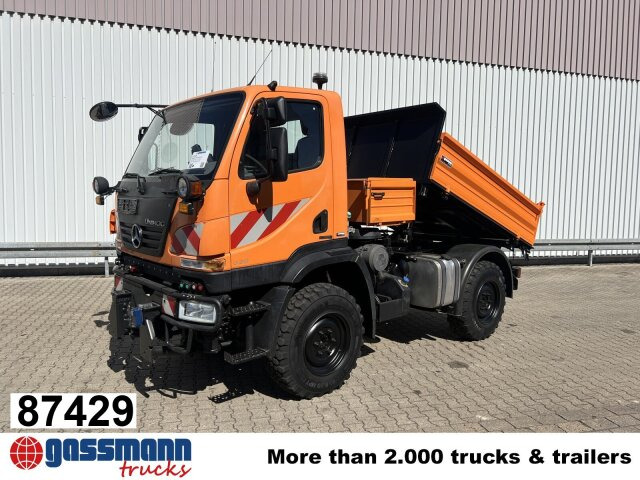 Unimog U 20 U405/70 4x4, Kipper, Winterdienstplatte - شاحنة توصيل مغلقة: صورة 1 Unimog U 20 U405/70 4x4, Kipper, Winterdienstplatte - شاحنة توصيل مغلقة: صورة 1