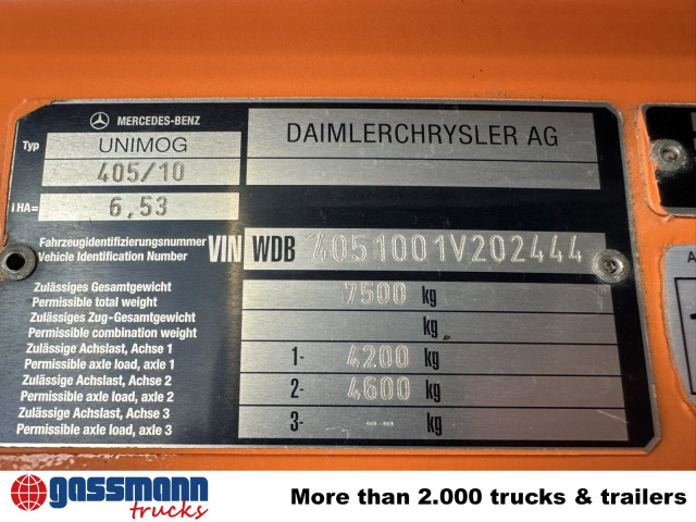 Unimog U300 405/10 4x4, Kommunalhydraulik, - شاحنة توصيل مغلقة: صورة 5 Unimog U300 405/10 4x4, Kommunalhydraulik, - شاحنة توصيل مغلقة: صورة 5