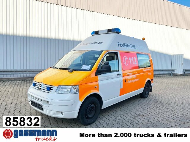 Volkswagen T5 2.5 TDI 4x2, Krankenwagen - سيارة إسعاف: صورة 1 Volkswagen T5 2.5 TDI 4x2, Krankenwagen - سيارة إسعاف: صورة 1